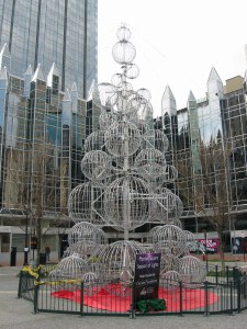 Market Square Lighted Sphere Xmas Tree