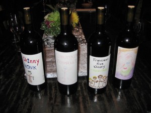 The Bottles Of Wine We Blended At The Franciscan Winery