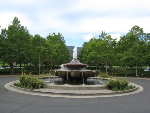 Fountain At The Franciscan Winery