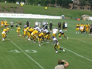 Steeler Training Camp St Vincent College, Latrobe, Pa