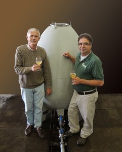 Gene Pierce & Steve DiFrancesco with "The Egg" Courtesy: G.W.