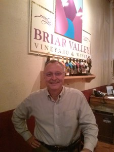 Tod Manspeaker co-owner of Briar Valley Vineyards & Winery