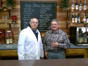 Winery Manager: Chuck Abvulovic (L) Owner&Winemaker: Rich Ripepi(R)